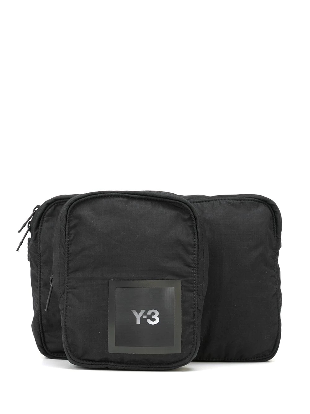 logo-patch shoulder bag - 1