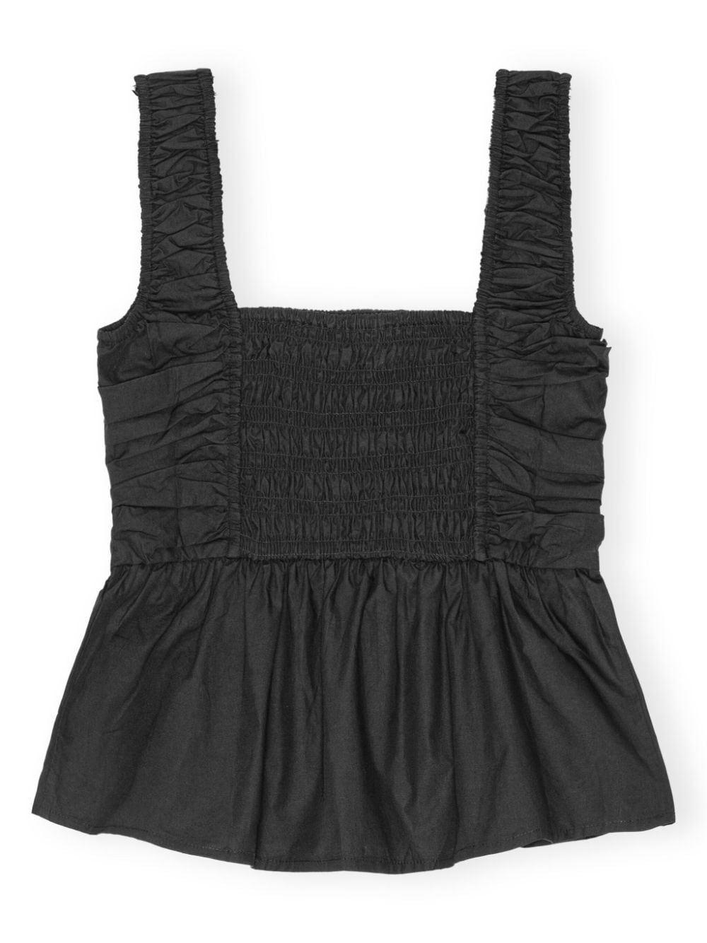 gathered detailing peplum blouse - 6