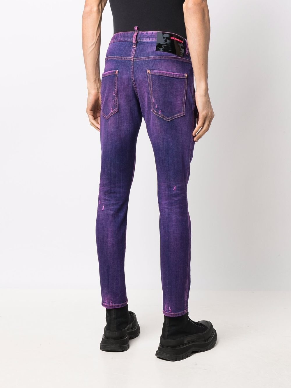 Calça jeans skinny dyed - 4