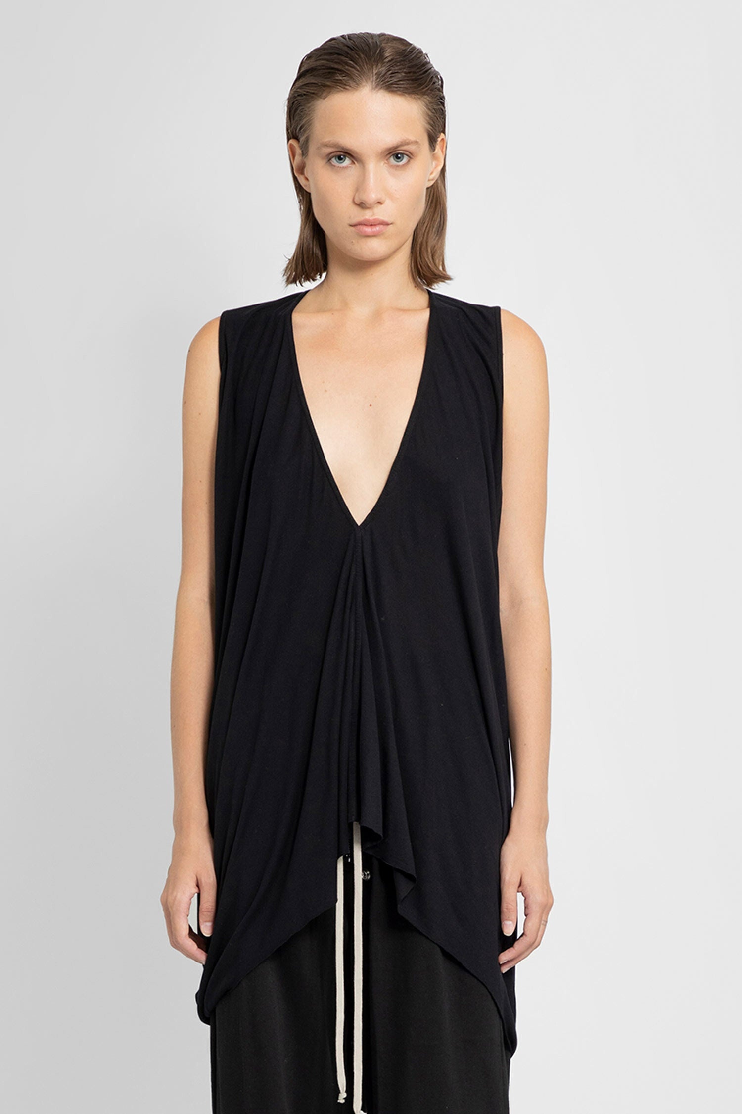 RICK OWENS LILIES WOMAN BLACK TOPS - 1