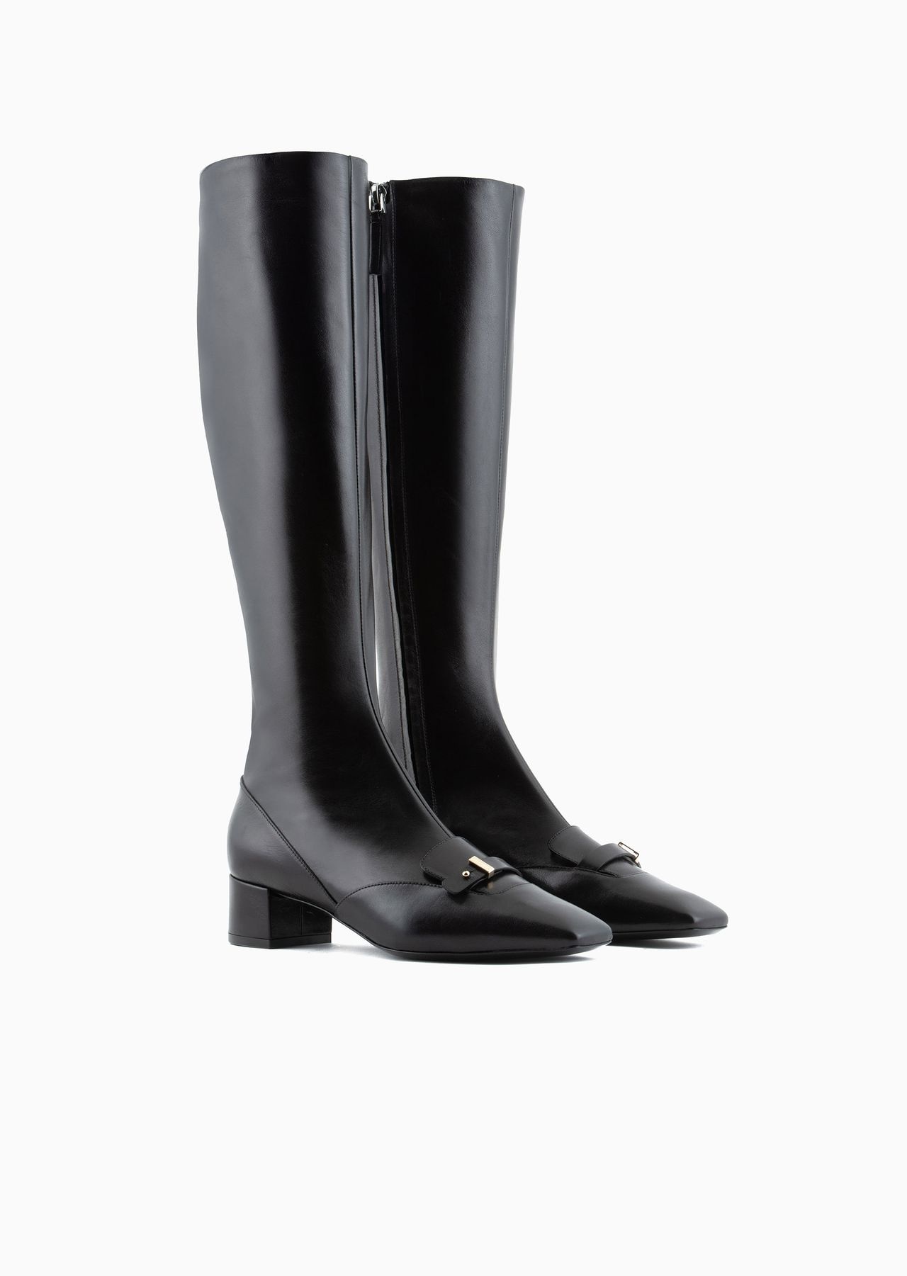 Heeled, nappa-leather boots - 2