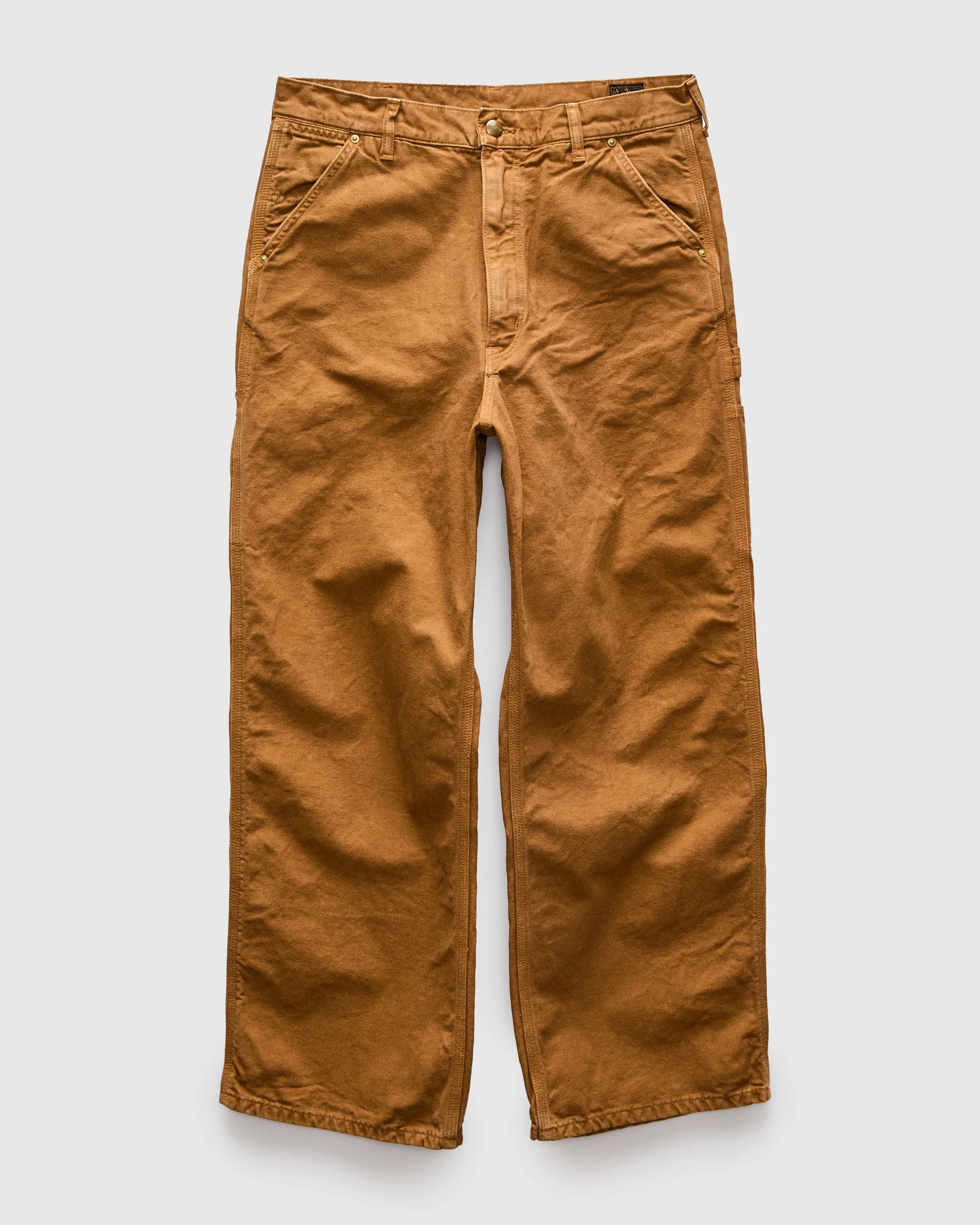Dad's Fit Painter Pants in Brown - 1