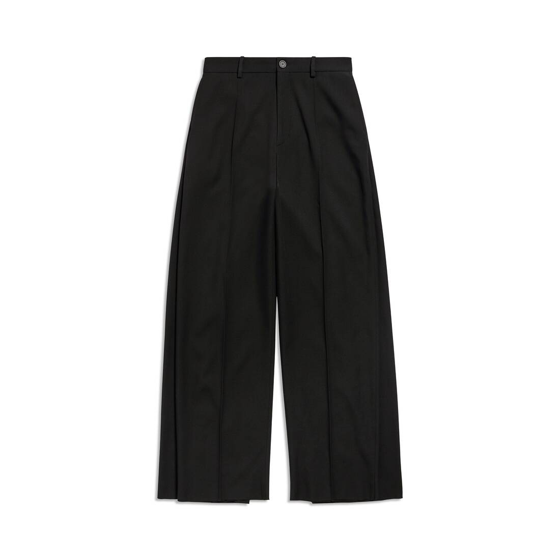 Double Front Pants in Black - 1