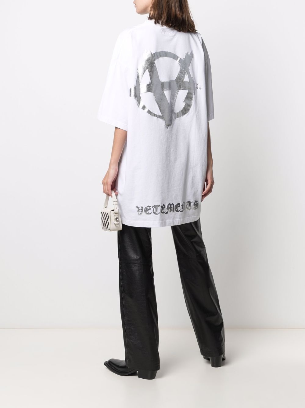 Anarchy graphic-print T-shirt - 3