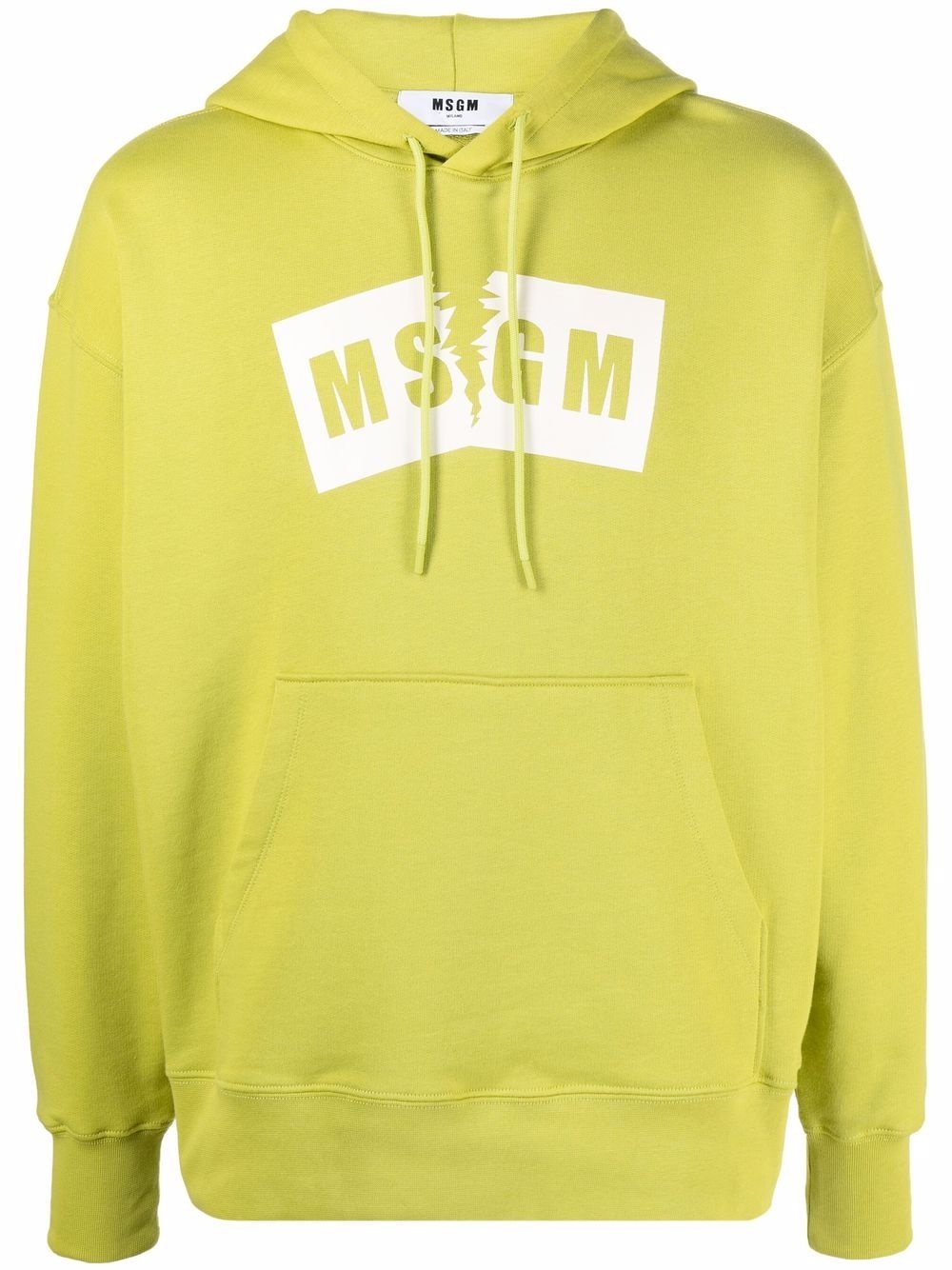 logo-printed hoodie - 1