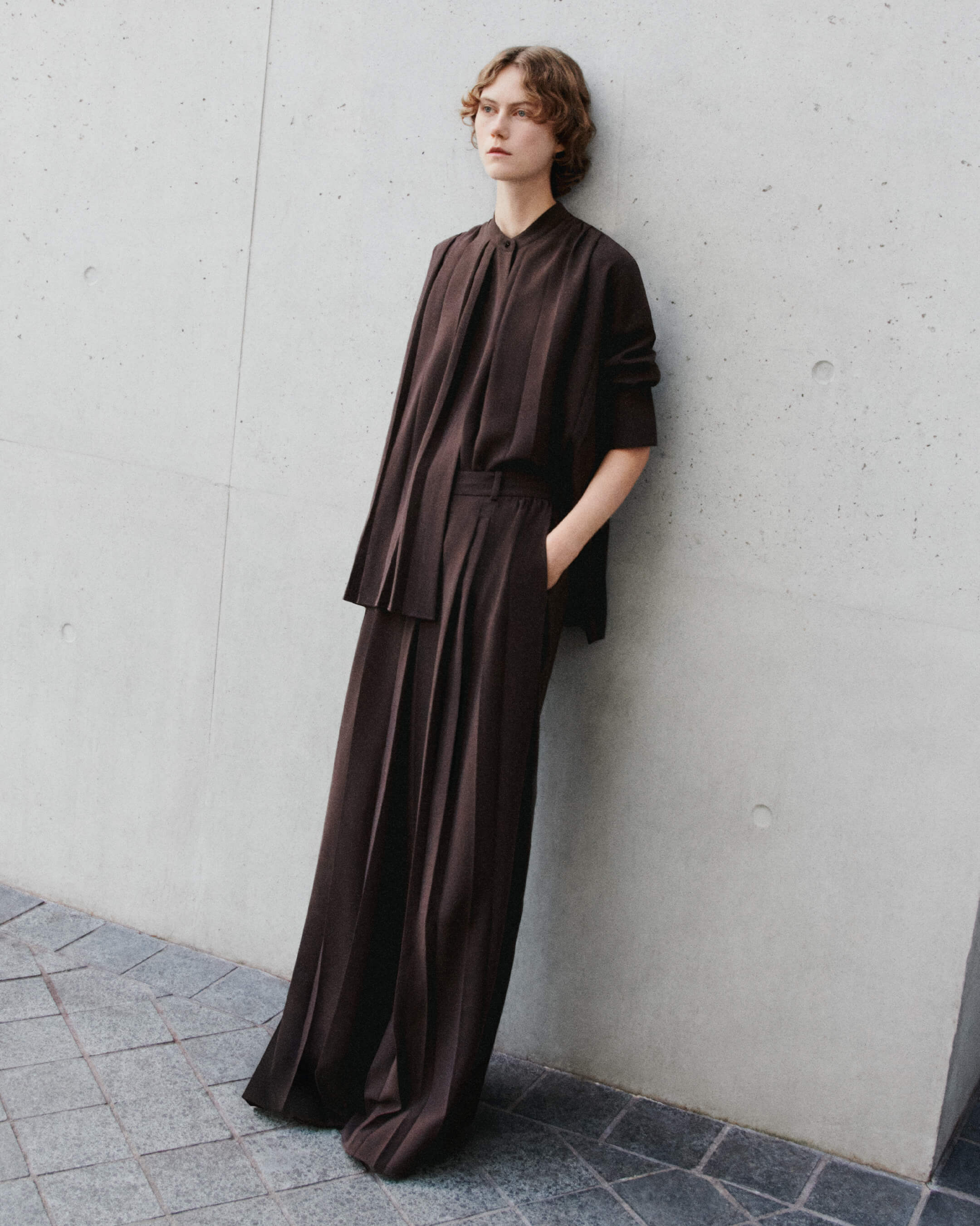 Tibre Airy Plissé Trousers - 5