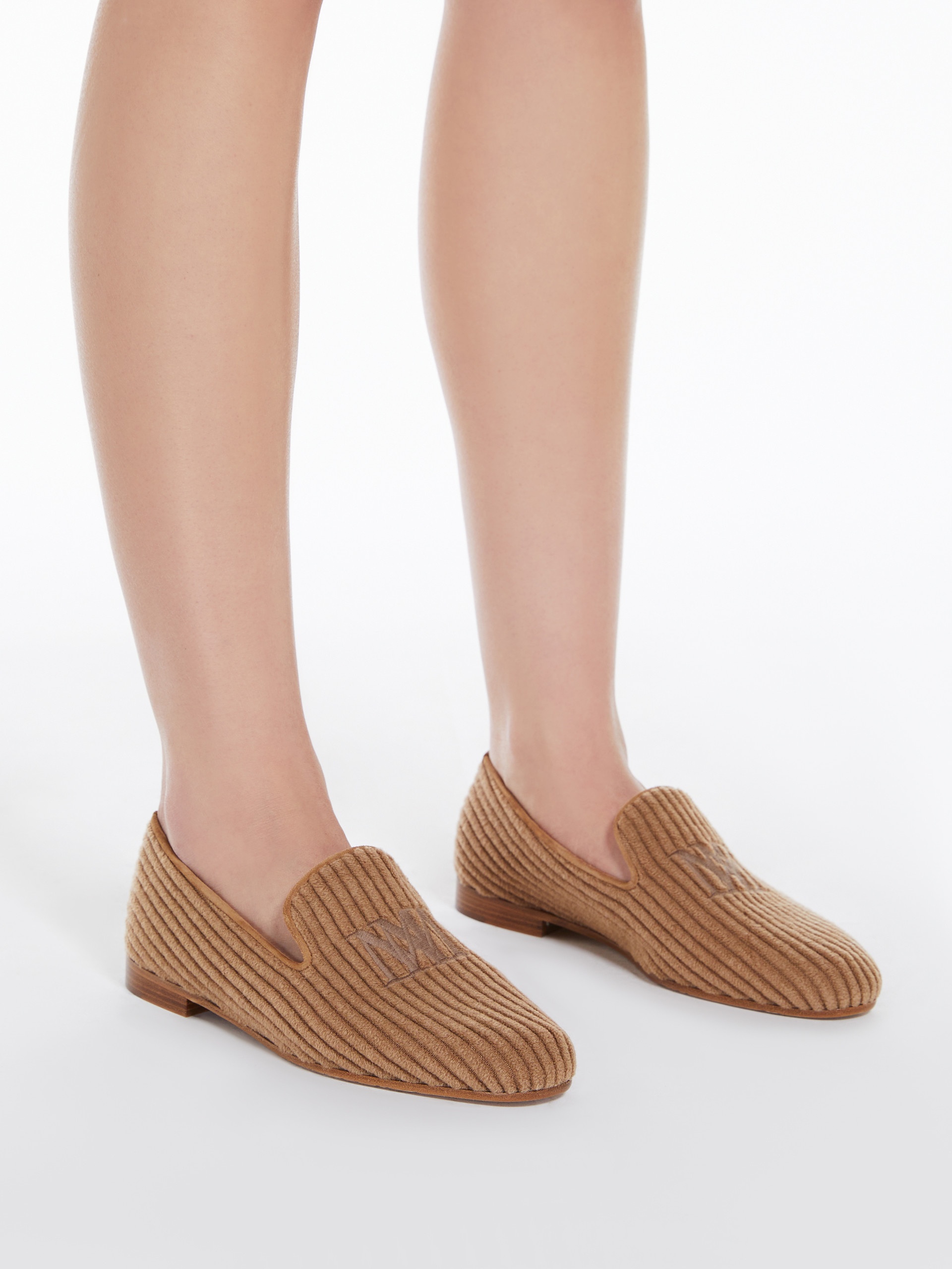 VELVETMOC Corduroy slippers - 6