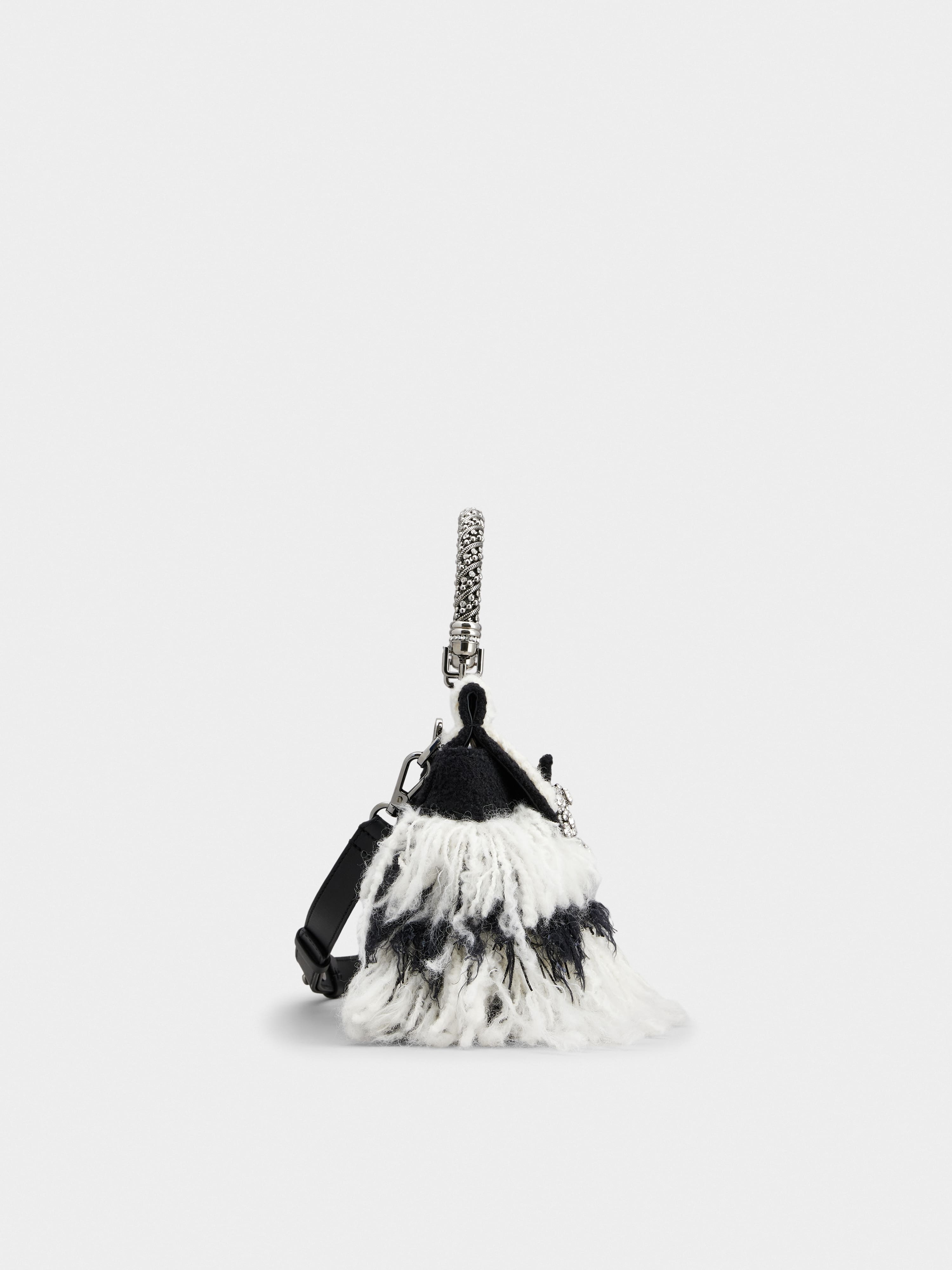 Jewel Efflorescence Mini Bag in wool - 4