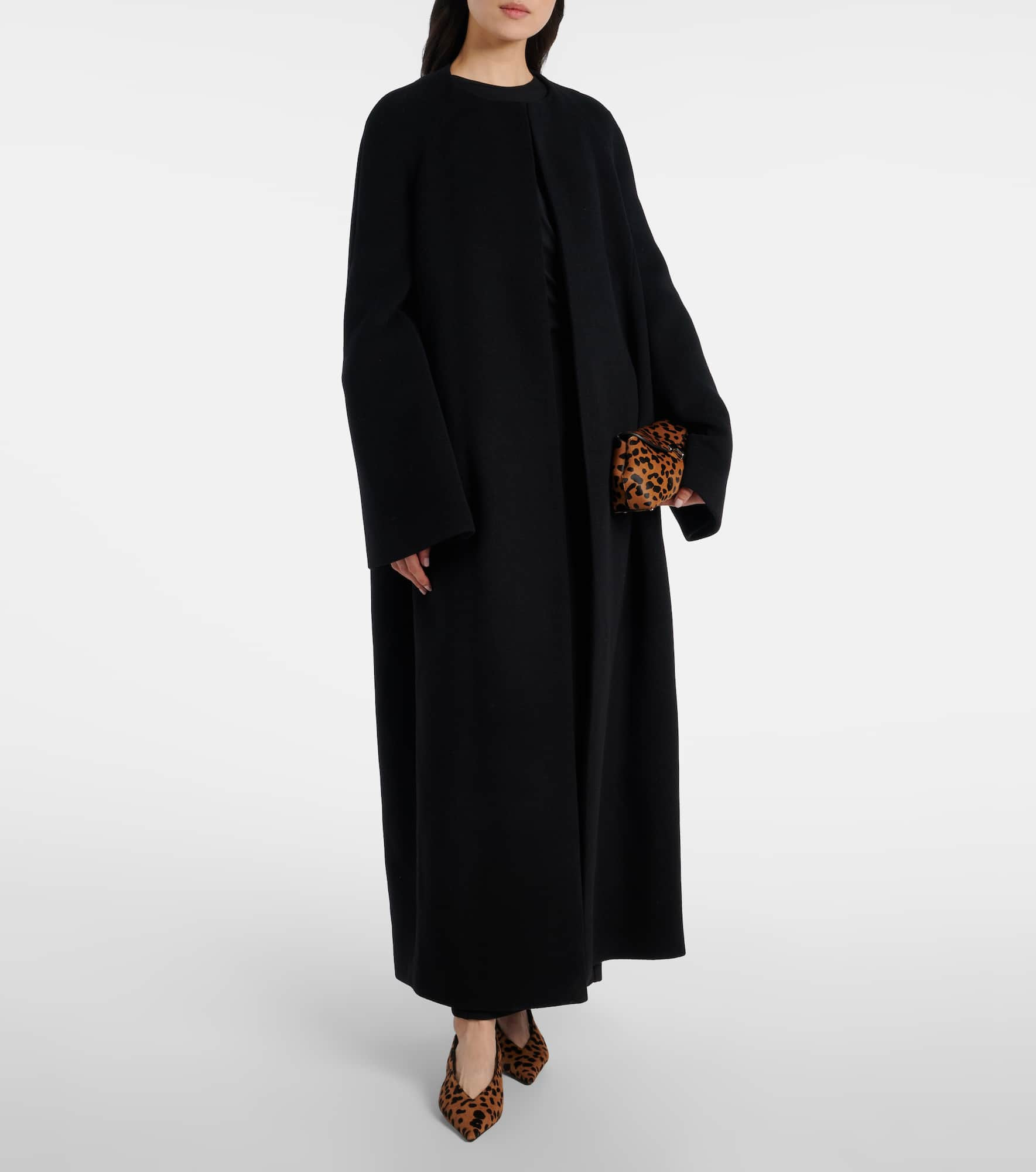 Oversized wool-blend coat - 2