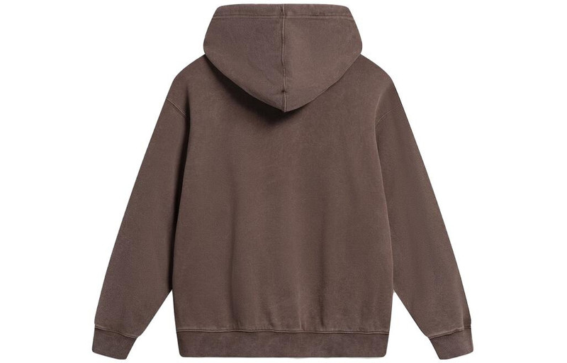 Li-Ning Li-Ning Chinese Culture Logo Fleece Hoodie 'Brown' AWDT905-1 outlook