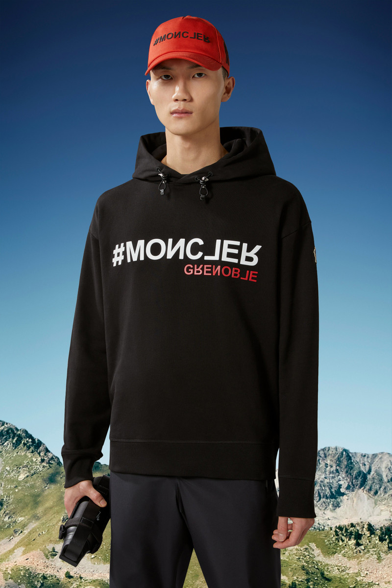 Moncler Grenoble Logo Hoodie outlook
