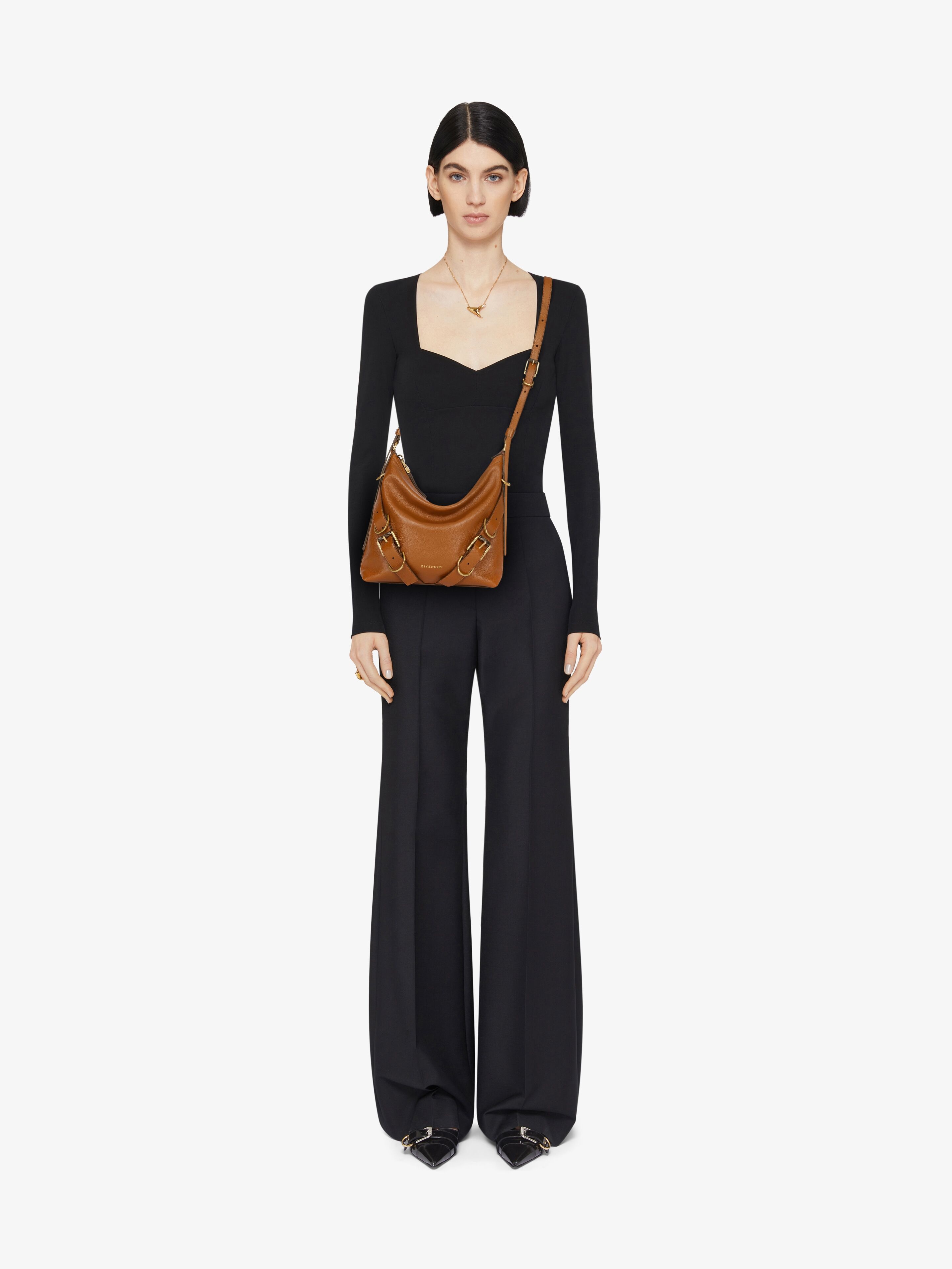 VOYOU CROSSBODY BAG IN LEATHER - 2