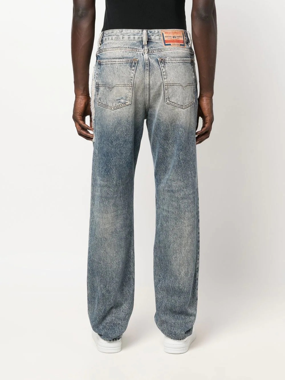 1955 stonewash straight-leg jeans - 6