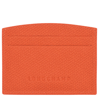 Longchamp Roseau Card holder Orange - Leather outlook
