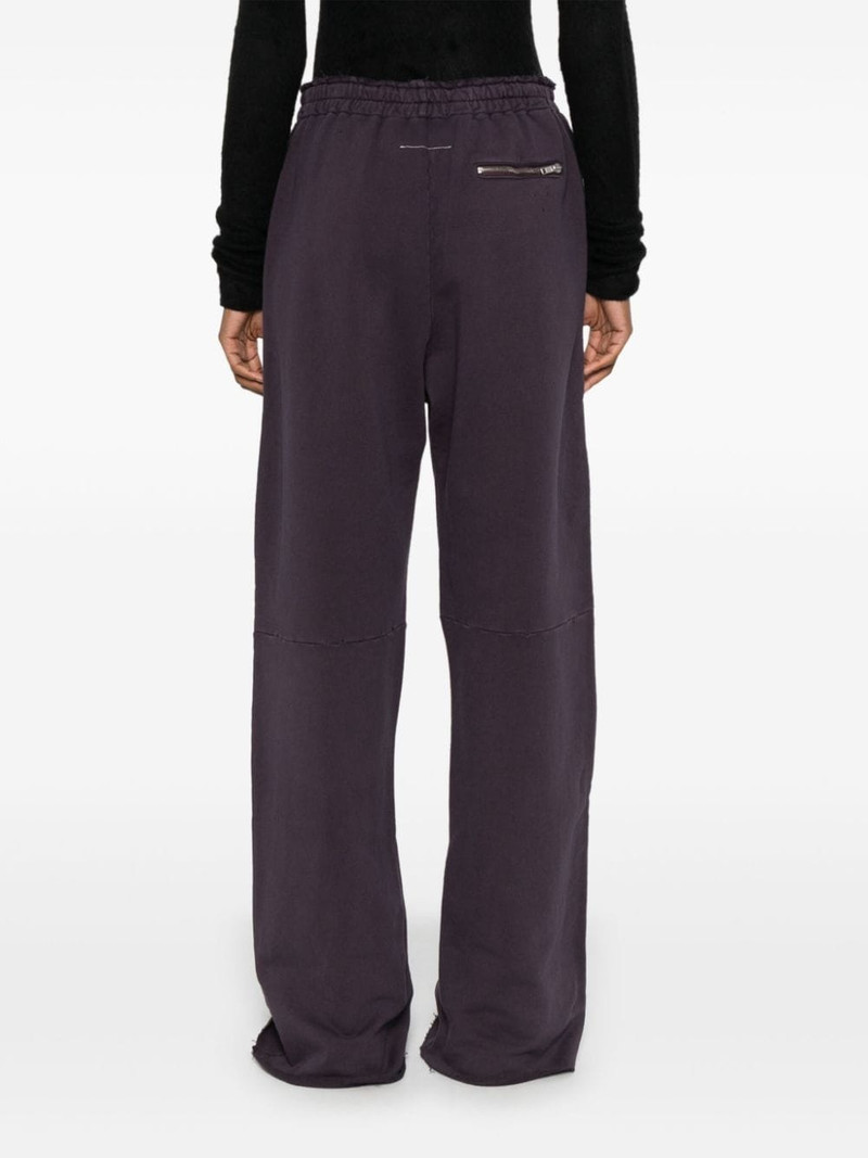 numbers-motif track pants 4