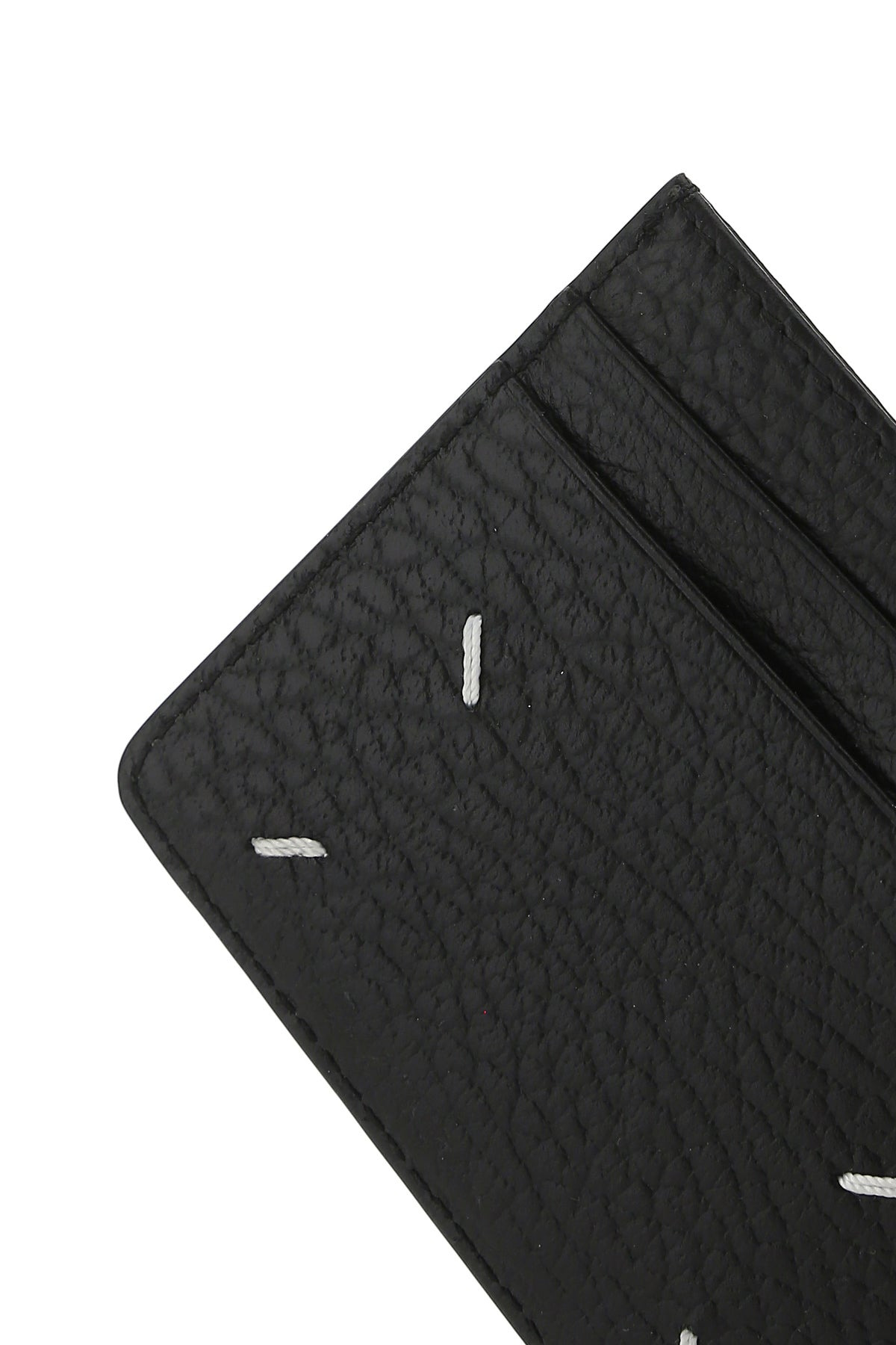 Black leather card holder - 4
