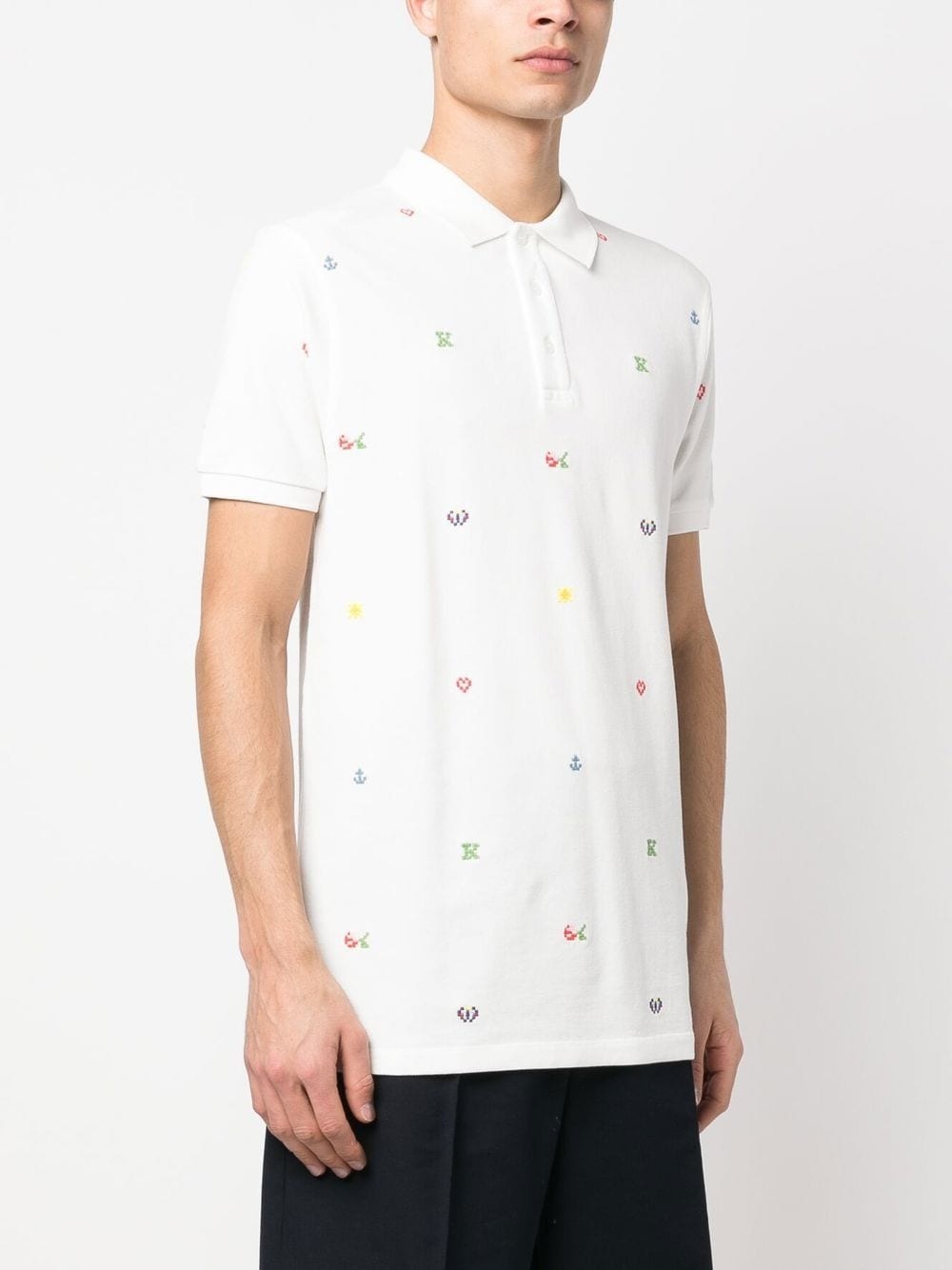 Kenzo Pixel slim fit polo shirt - 3