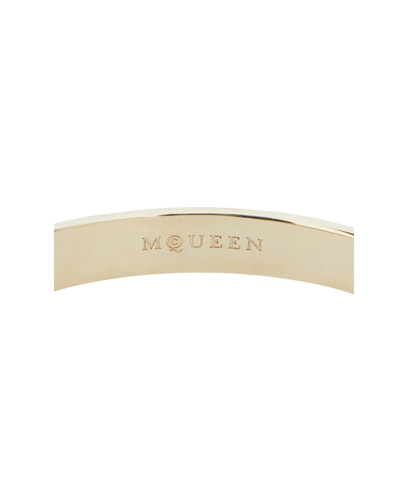 Black Bracelet With Skull Embellishment In Brass Woman - 3