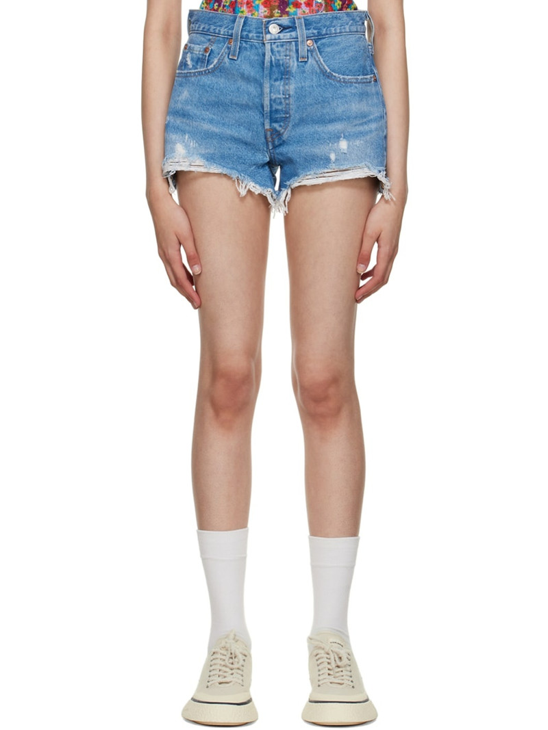 Blue 501 Original Shorts 1
