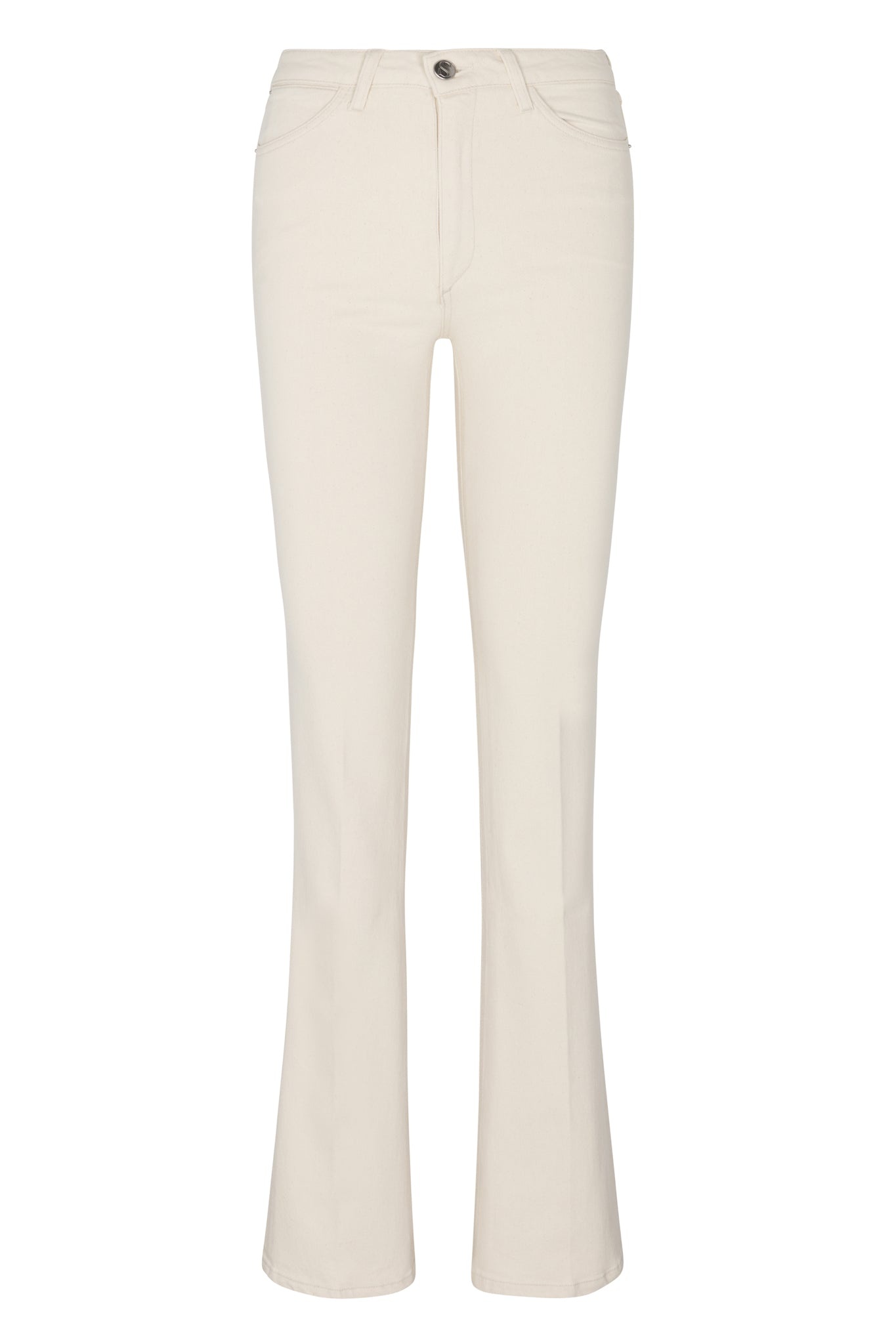 EARHART OFF WHITE MICRO FLARE DENIM - 4