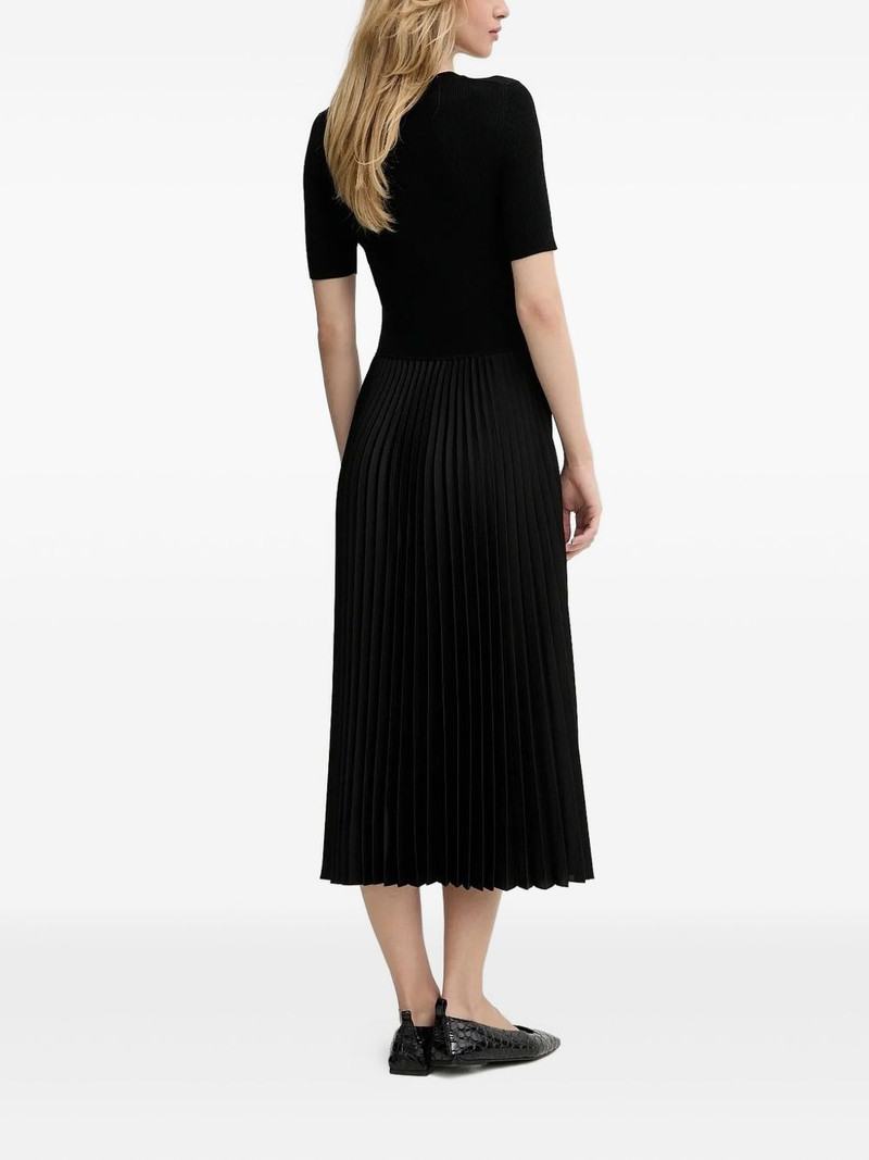 BOSS crew-neck midi dress outlook