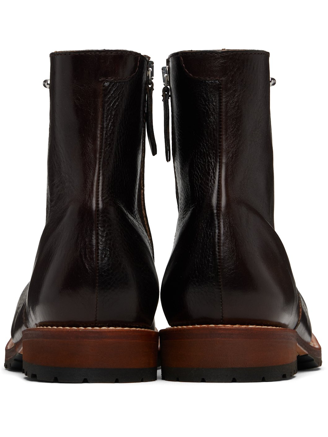 Brown Engine Boots - 2