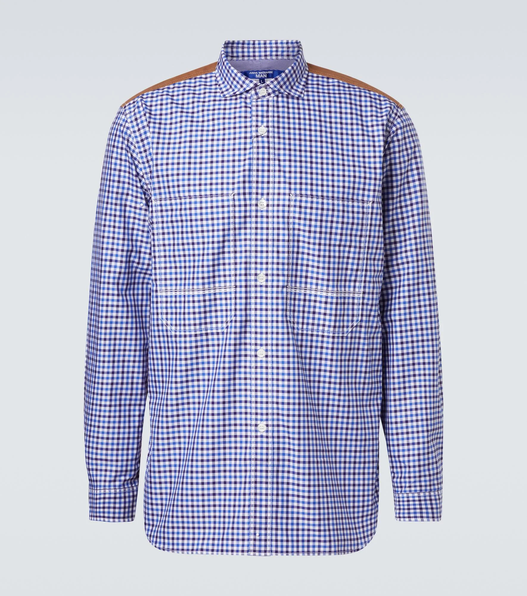 Checked cotton shirt - 1
