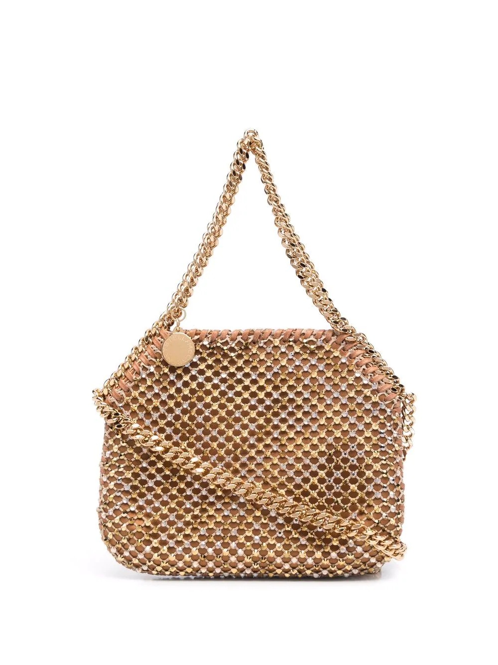 Falabella crystal mesh crossbody bag - 1