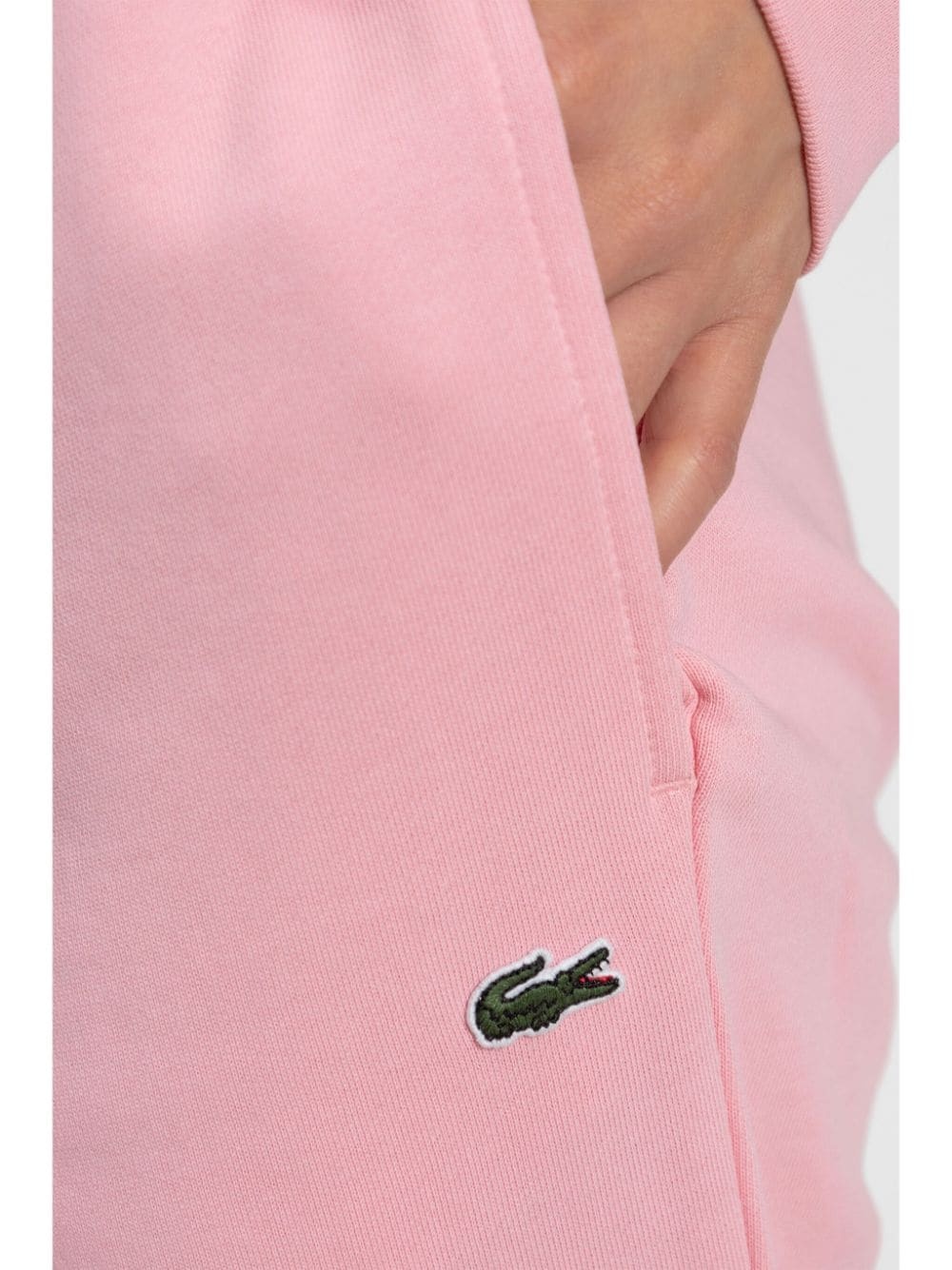 logo-embroidered cotton track pants - 5