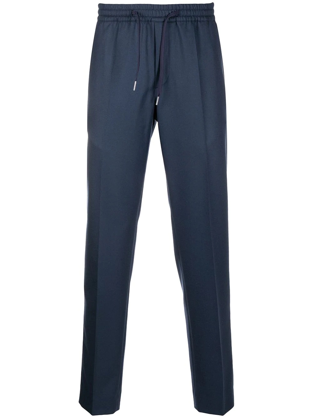 drawstring-waist slim-fit trousers - 1