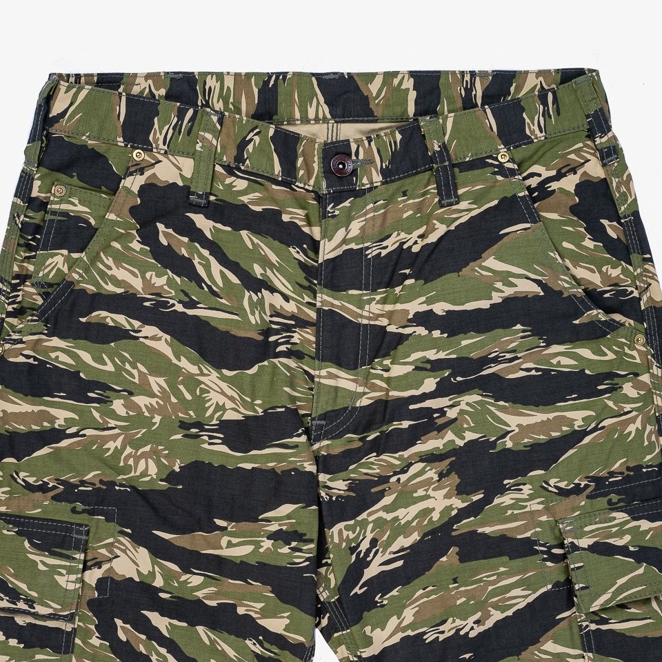 IH-737-TSC 10oz Sateen Camouflage Cargo Pants - Tiger Stripe - 6