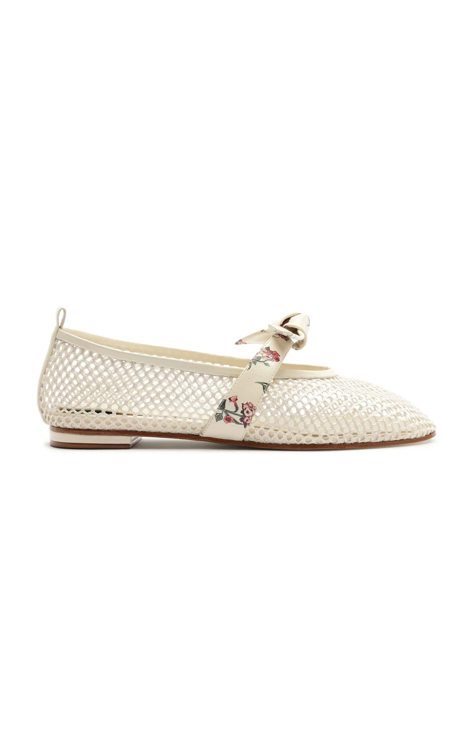 Clarita Mesh Ballet Flats off-white - 1