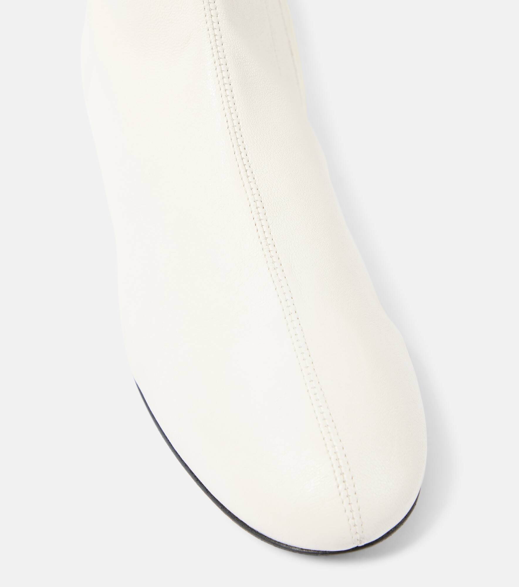 Leather knee-high boots - 5