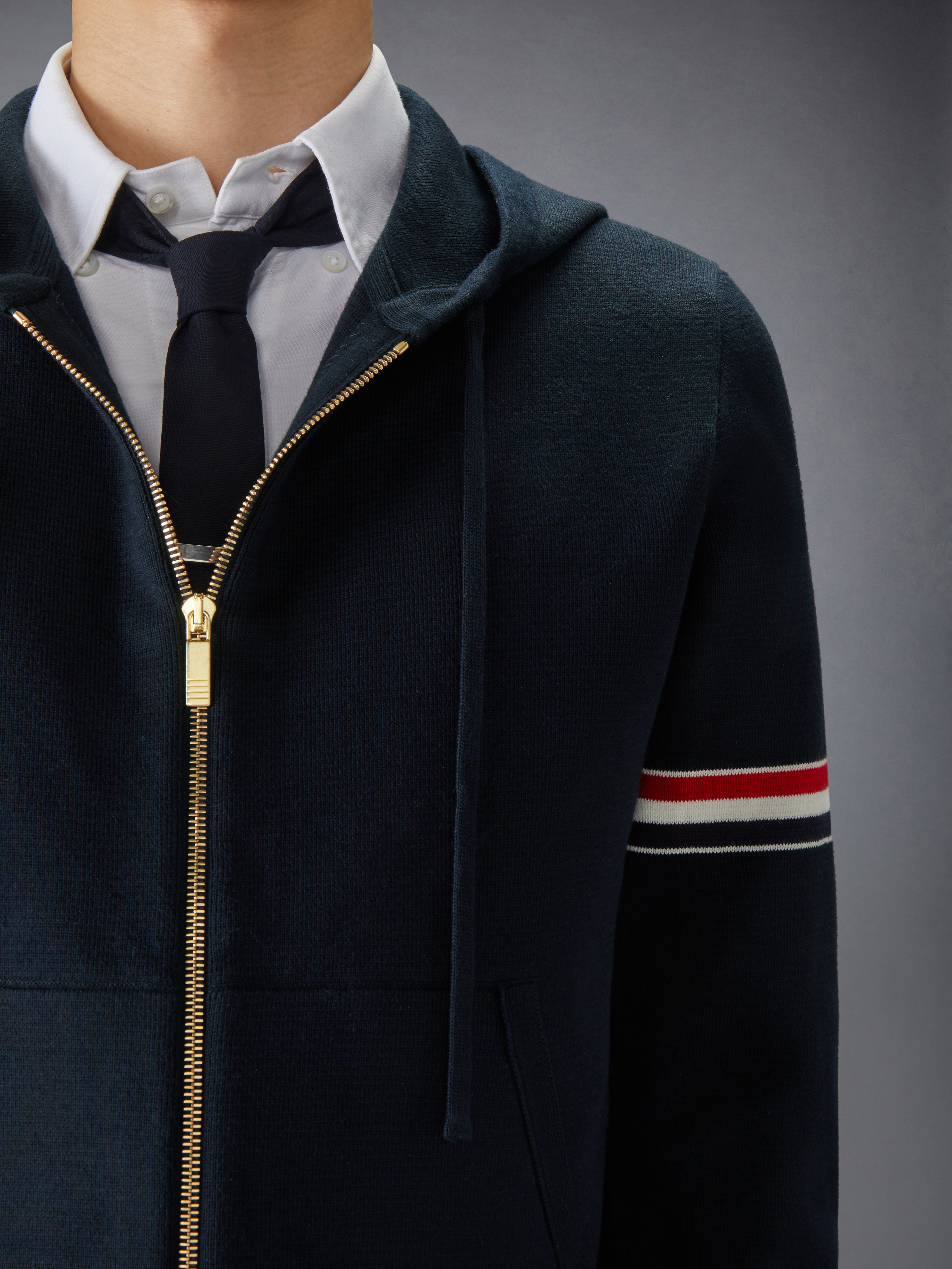 COTTON MILANO ARMBAND HOODIE - 6