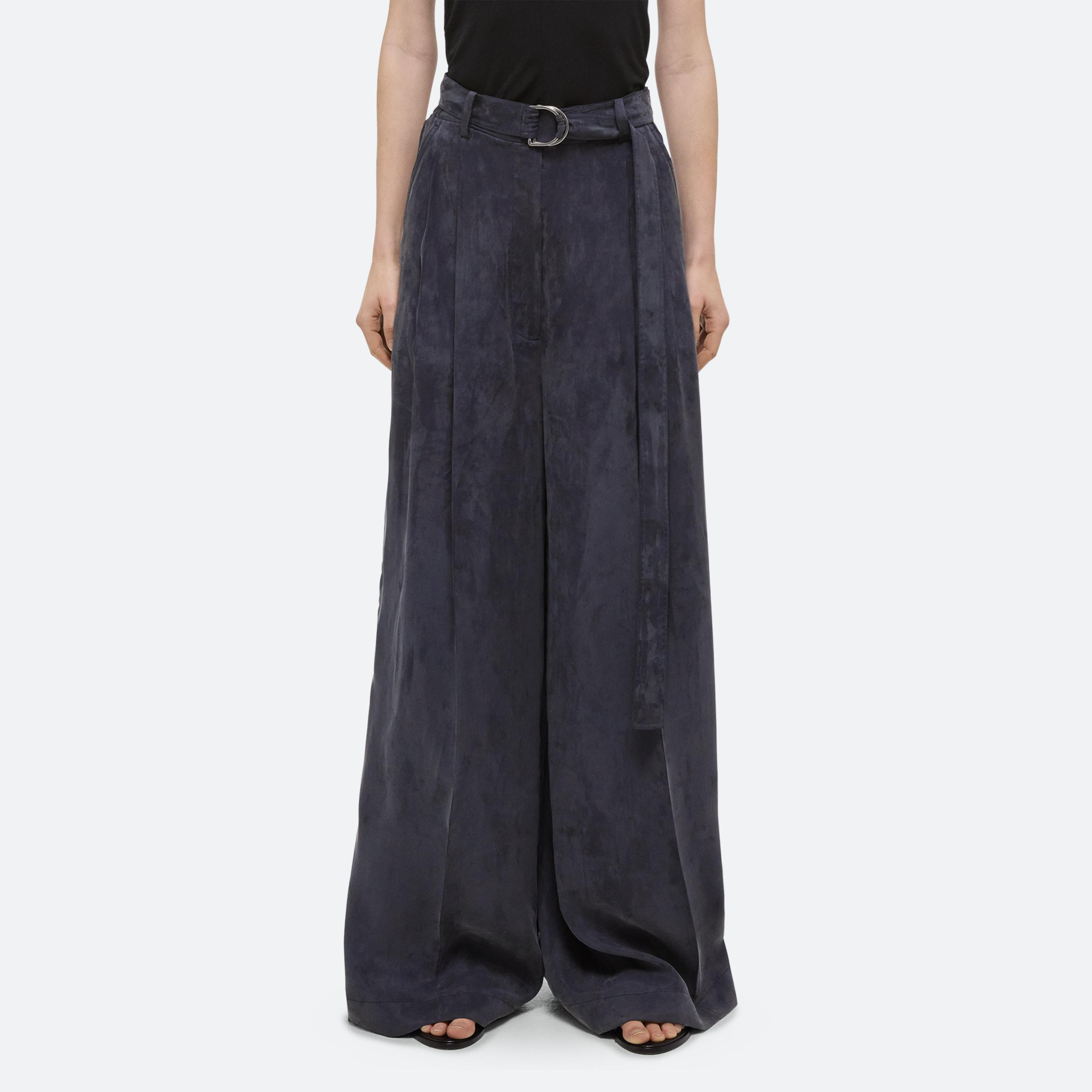 PLEATED WIDE TROUSERS - 4