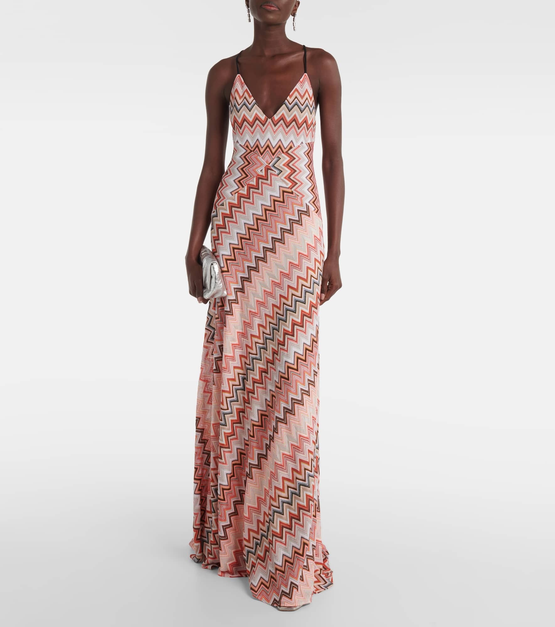 Zig Zag cotton-blend maxi dress - 2