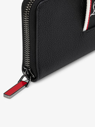 Christian Louboutin F.A.V. branded-tab grained-leather wallet outlook