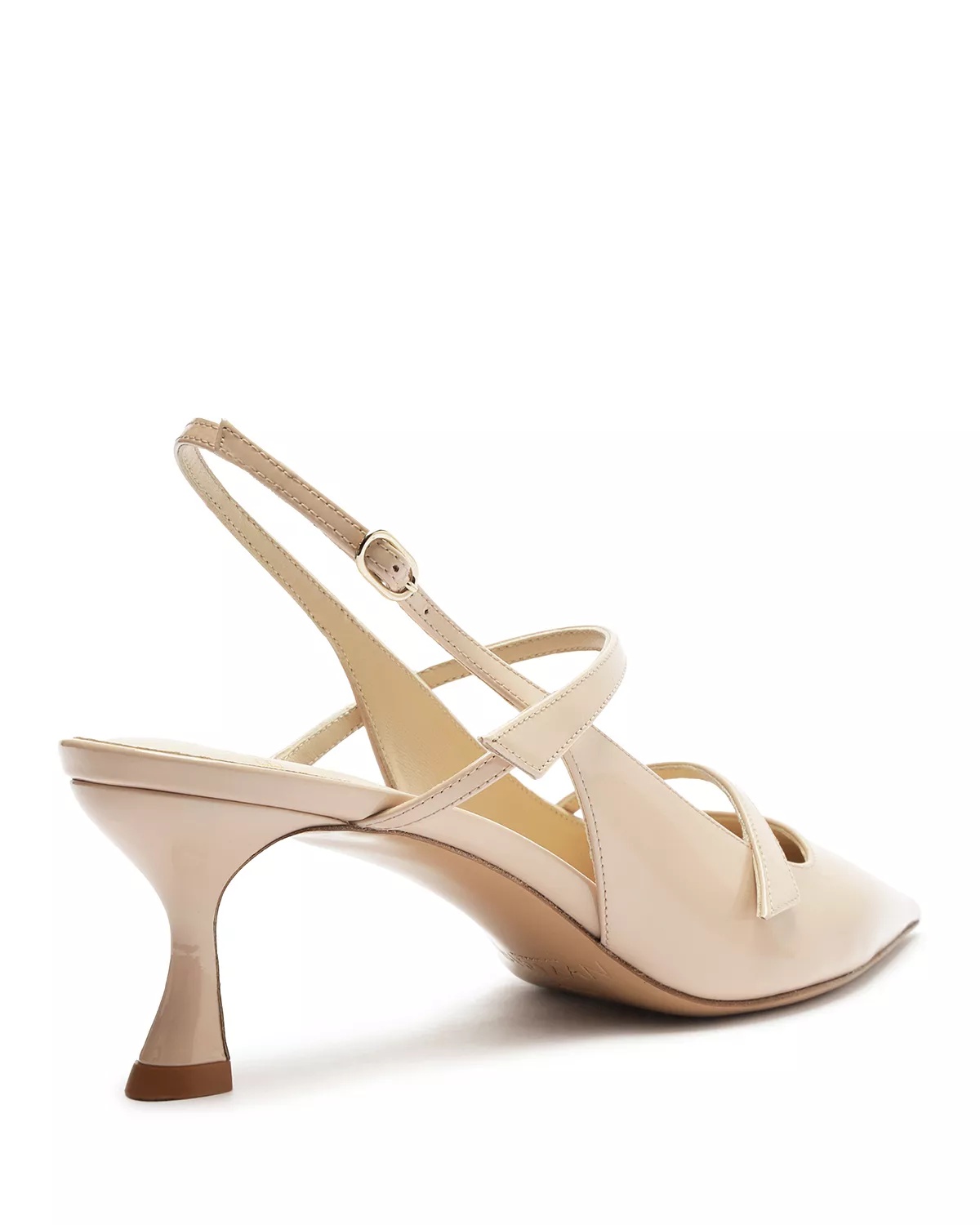 Women's Tita Pointed Toe Mid Heel Slingback Pumps - 5