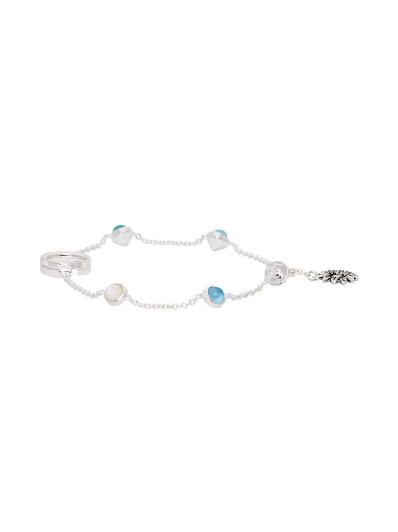 Silver GG Flower Bracelet 3