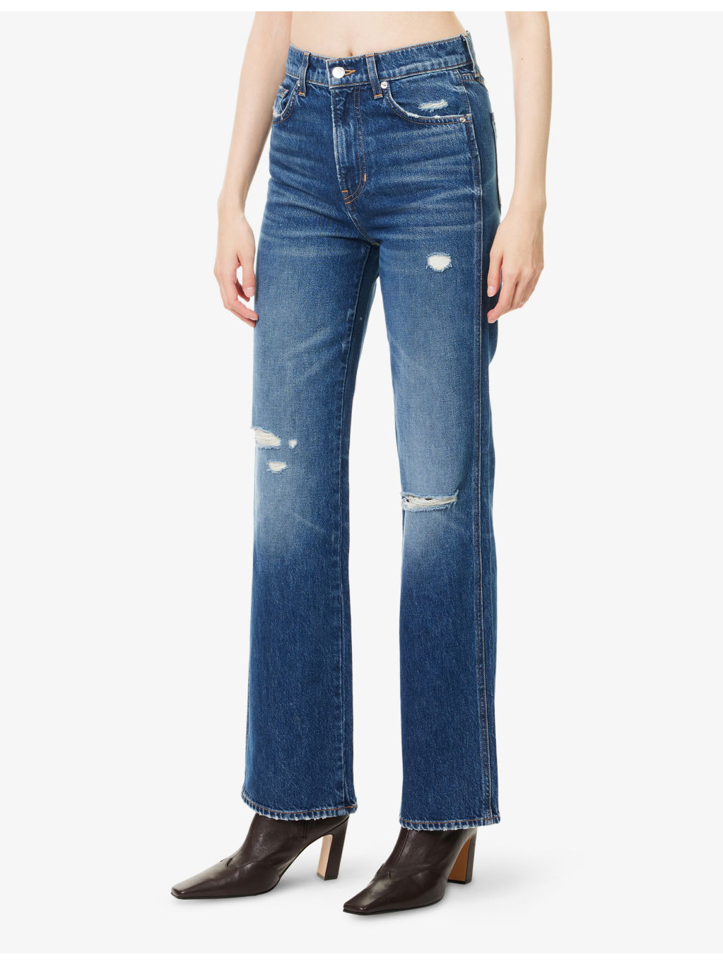 Dylan Straight-Leg Denim Jeans - 3
