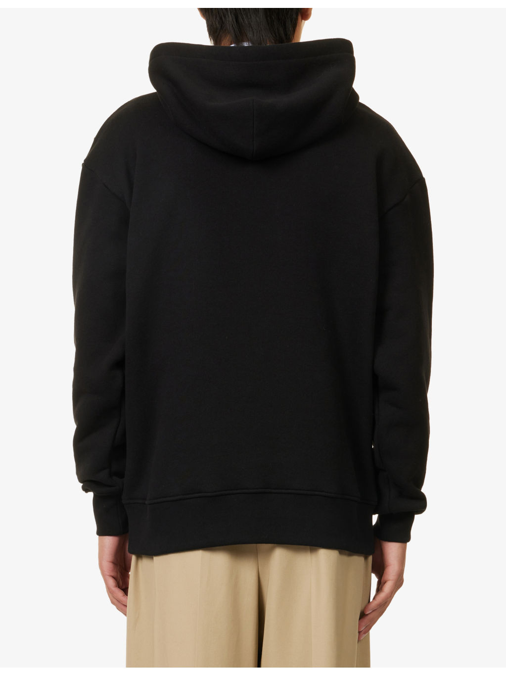 Embroidered Relaxed-Fit Cotton-Jersey Hoodie - 4