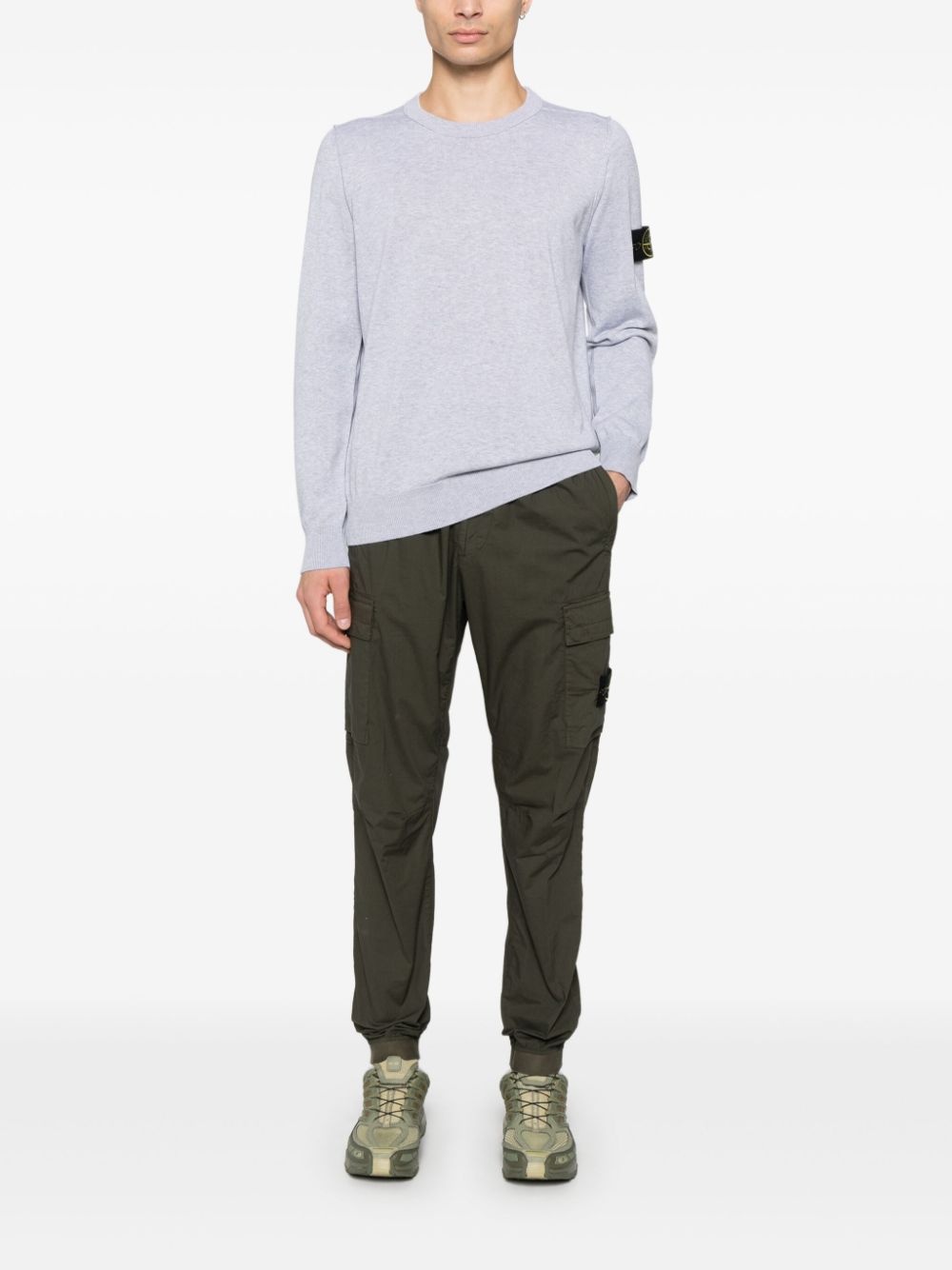 Compass-badge sweater - 2