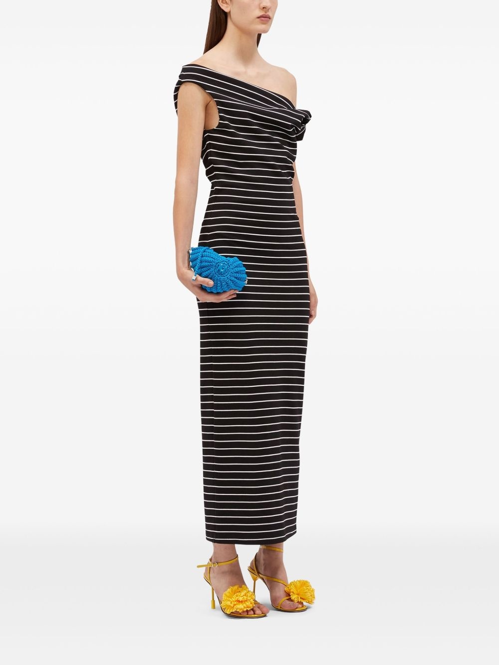 knot-detail maxi dress - 3