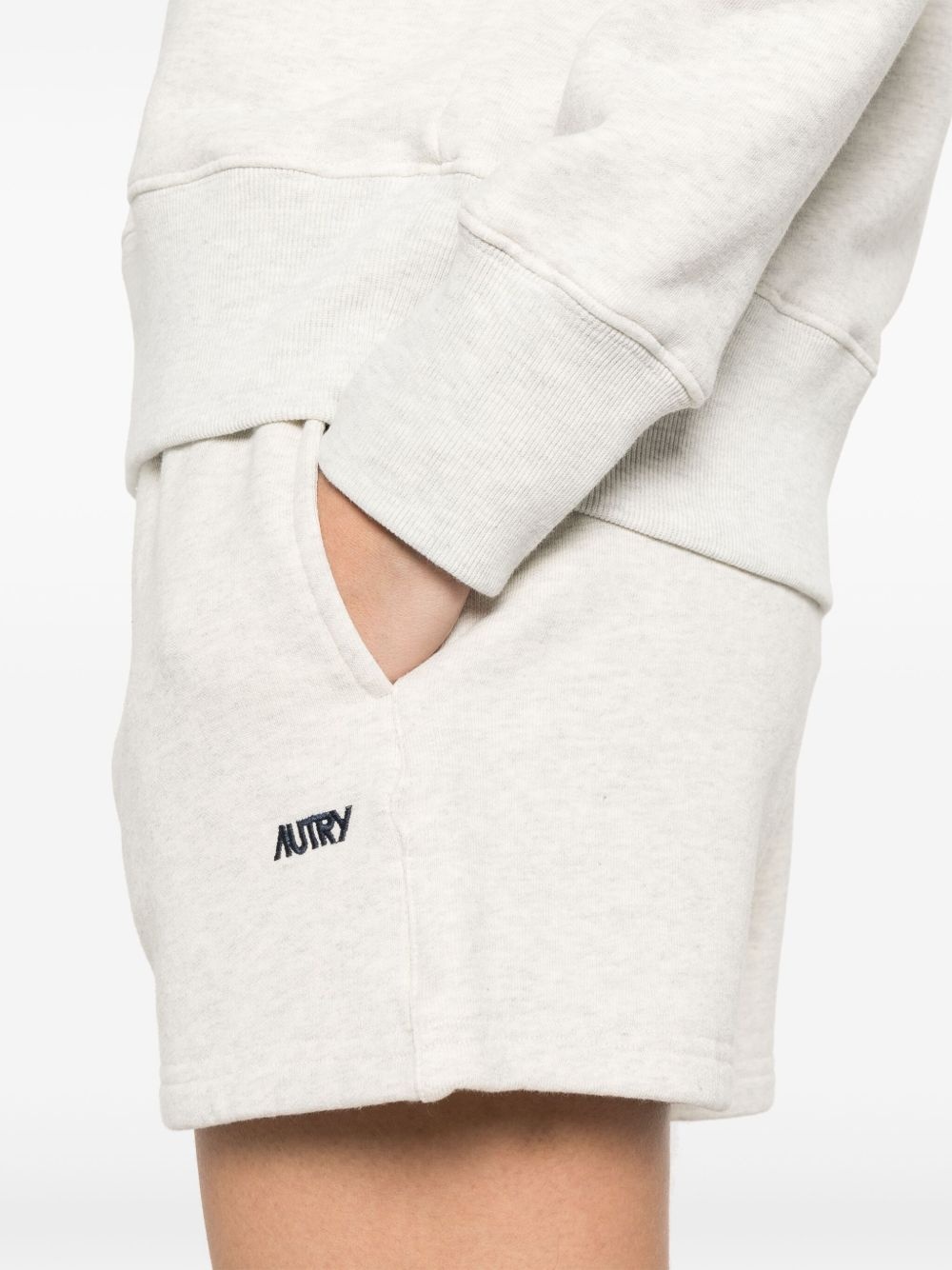 embroidered-logo shorts - 5