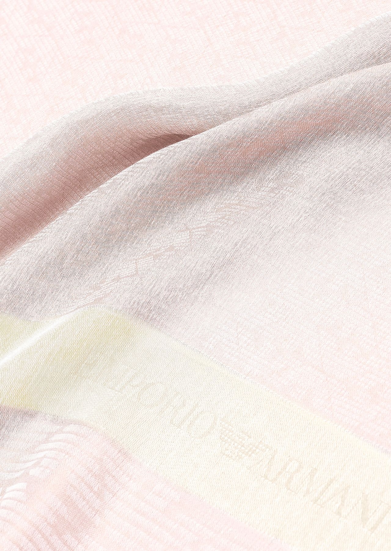 Modal-blend jacquard stole with all-over eagle - 2