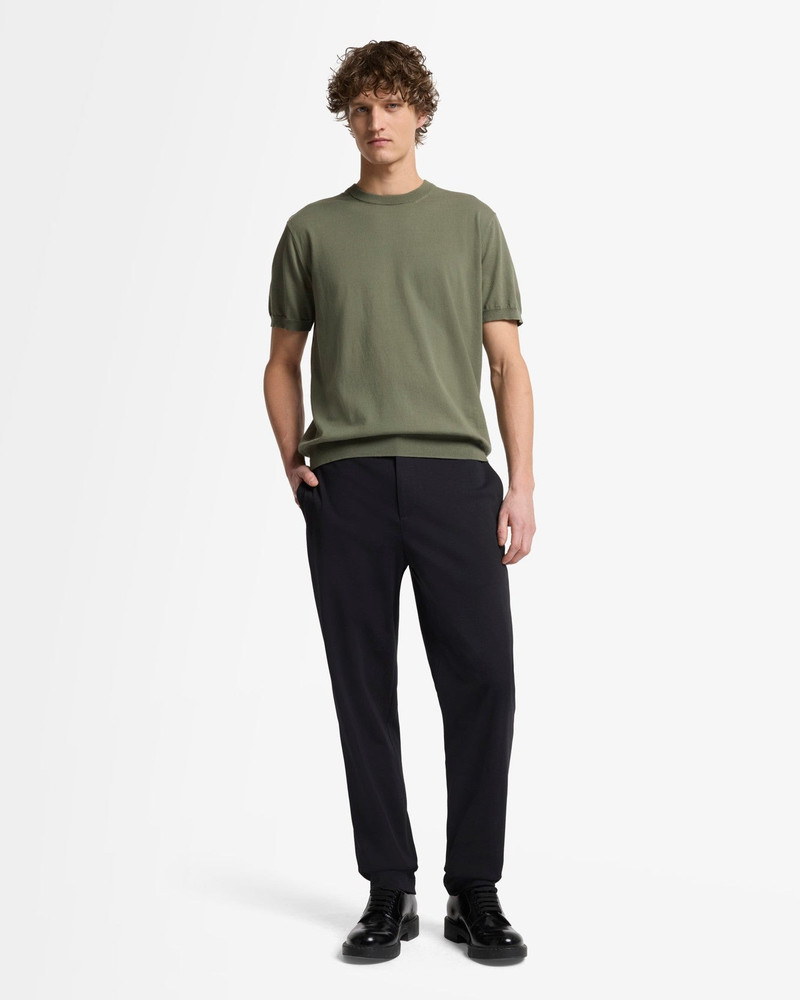 7 For All Mankind Luxe Performance Knit Hybrid Pant in Black outlook