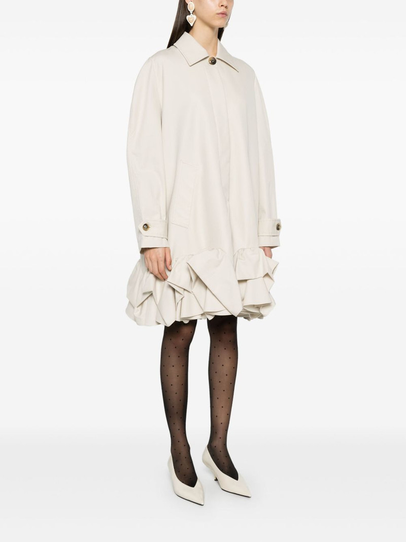 ruffled trench coat 3