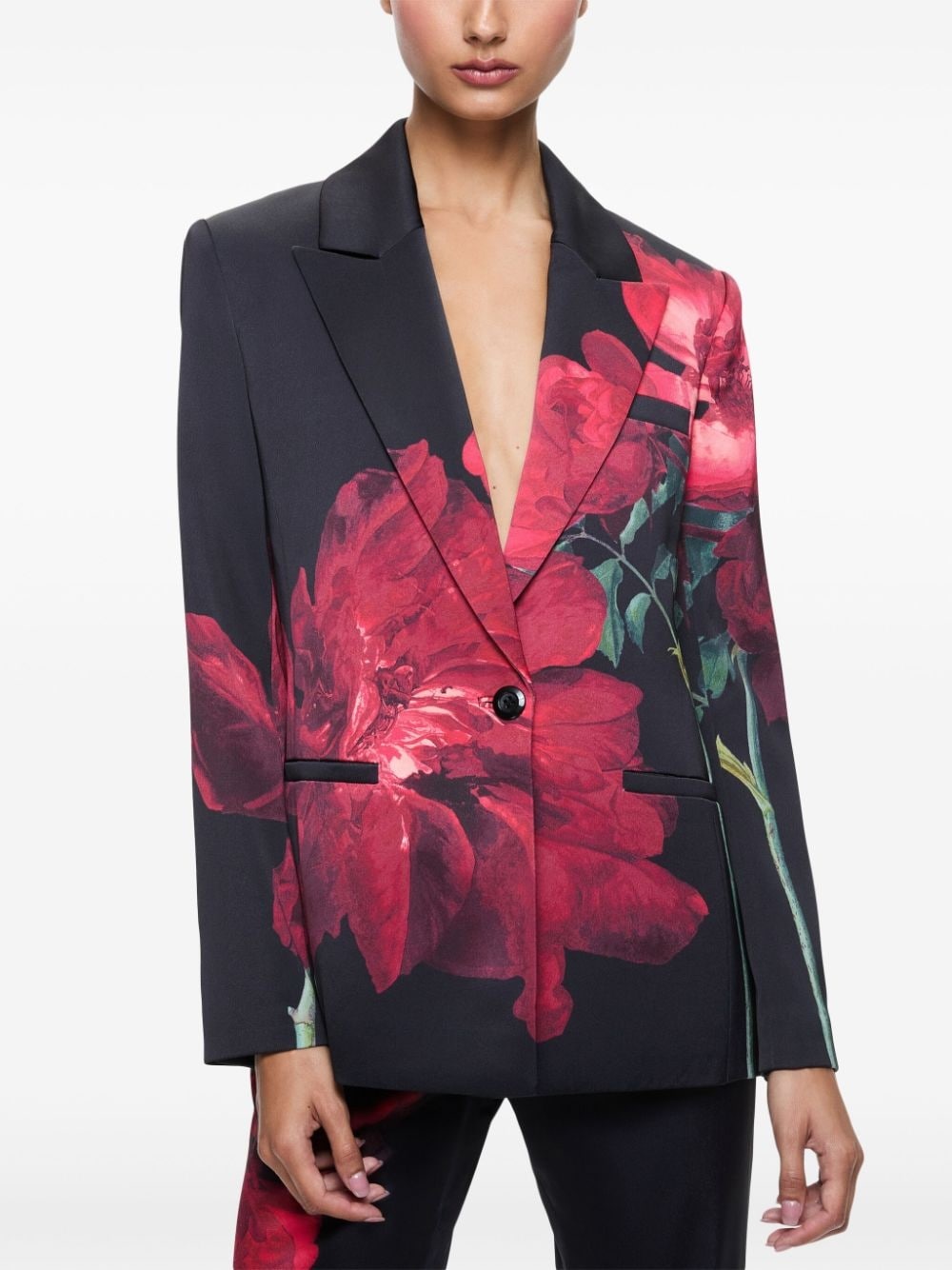 Silas floral-print blazer - 5