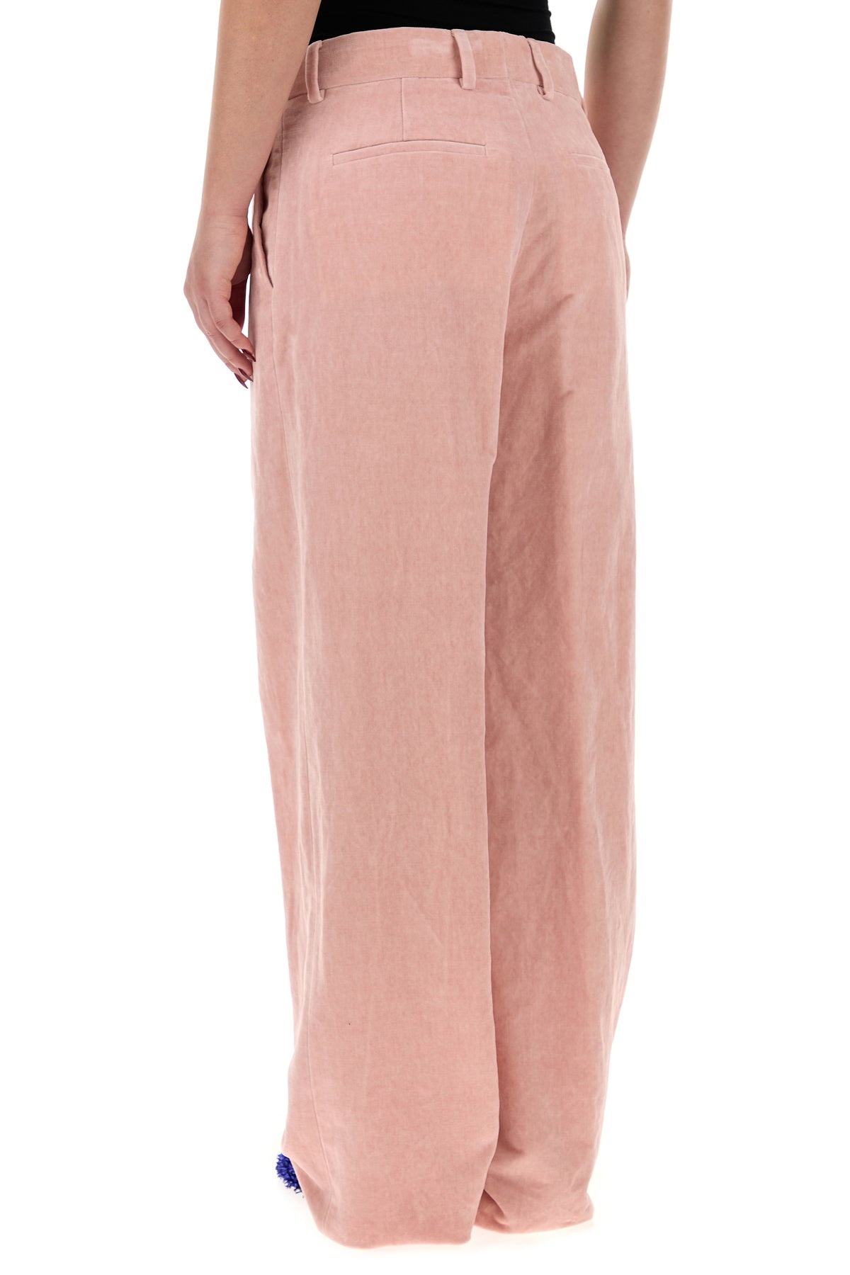 Pink velvet Pixy pant - 4
