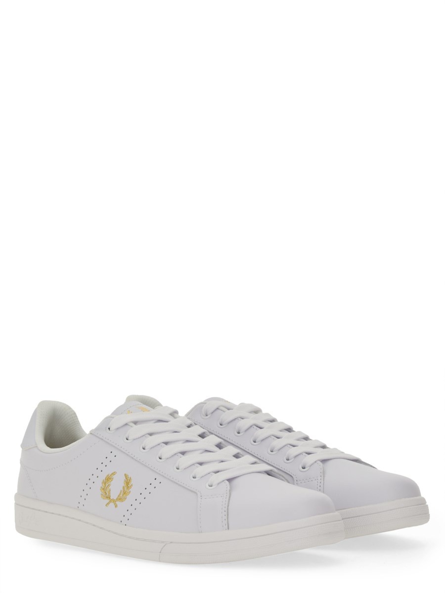 LEATHER LOGO SNEAKER - 2
